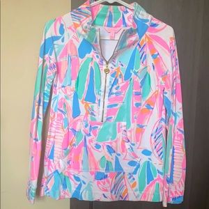 Lilly Pulitzer long sleeve zip top